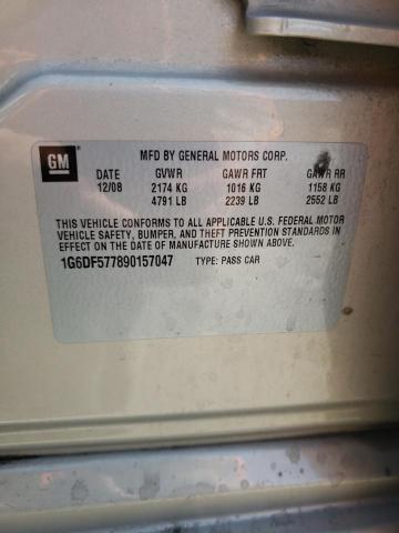 1G6DF577890157047 - 2009 CADILLAC CTS BEIGE photo 12