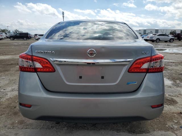 3N1AB7AP3EY252702 - 2014 NISSAN SENTRA S GRAY photo 6