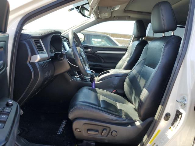 5TDKKRFH3GS136084 - 2016 TOYOTA HIGHLANDER XLE WHITE photo 7