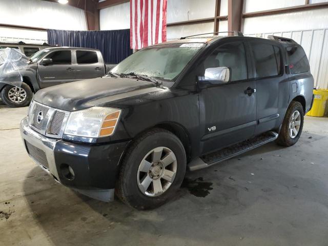 5N1AA08A25N702437 - 2005 NISSAN ARMADA SE BLACK photo 1