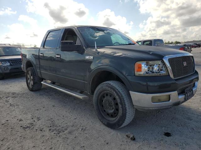 1FTPW12554KA94740 - 2004 FORD F150 SUPERCREW GREEN photo 4