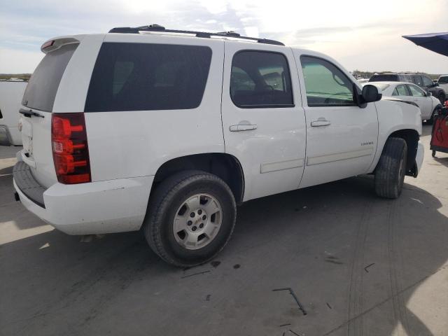 1GNSCAE02DR343819 - 2013 CHEVROLET TAHOE C1500  LS WHITE photo 3