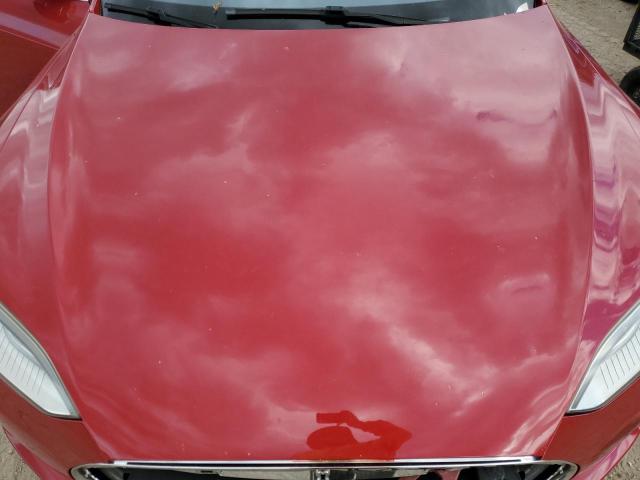 5YJSA1DG9DFP12145 - 2013 TESLA MODEL S Կարմիր լուսանկար 11