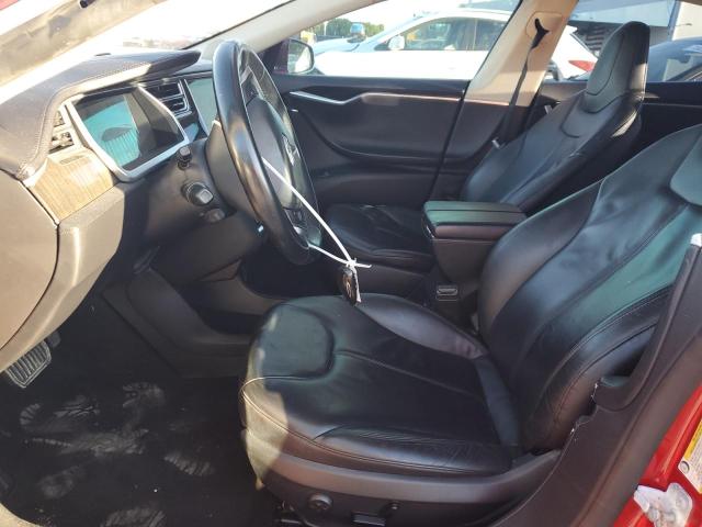 5YJSA1DG9DFP12145 - 2013 TESLA MODEL S Կարմիր լուսանկար 7