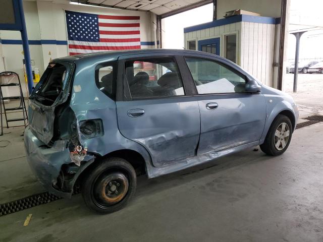 KL1TD66608B083078 - 2008 CHEVROLET AVEO BASE BLUE photo 3