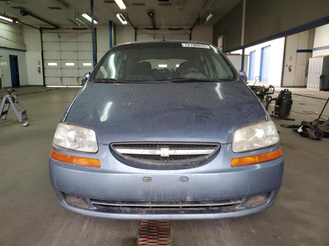 KL1TD66608B083078 - 2008 CHEVROLET AVEO BASE BLUE photo 5