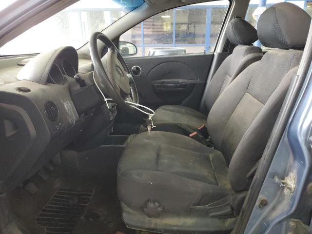 KL1TD66608B083078 - 2008 CHEVROLET AVEO BASE BLUE photo 7