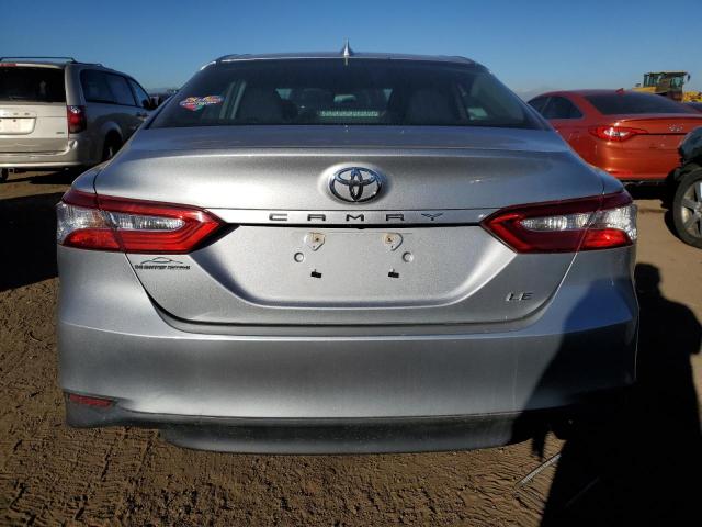 4T1B11HK5KU266106 - 2019 TOYOTA CAMRY L SILVER photo 6