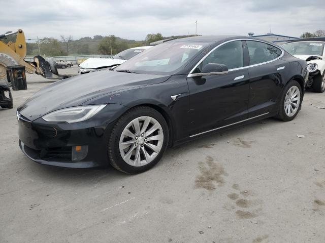 5YJSA1E18HF202482 - 2017 TESLA MODEL S შავი ფოტო 1