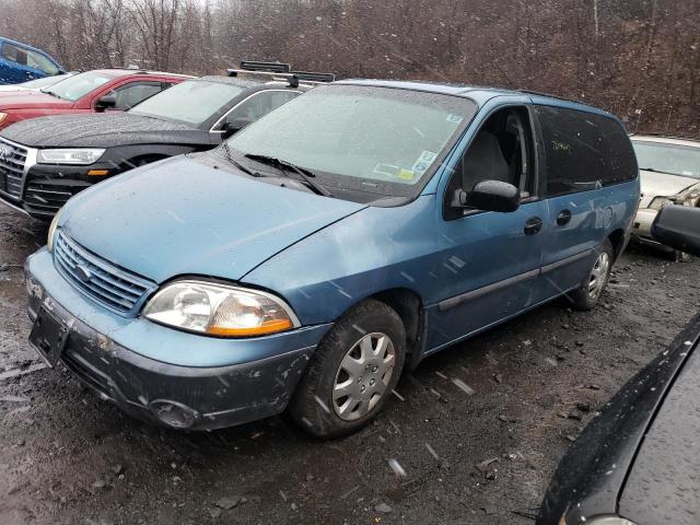 2FMZA51441BA04129 - 2001 FORD WINDSTAR LX BLUE photo 1