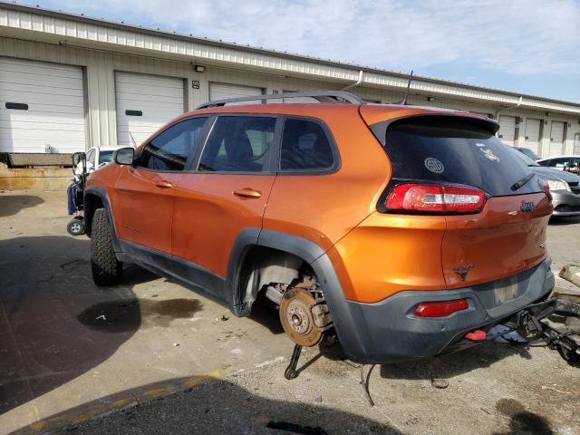 1C4PJMBSXGW241539 - 2016 JEEP CHEROKEE TRAILHAWK ORANGE photo 2