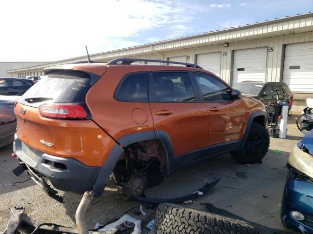 1C4PJMBSXGW241539 - 2016 JEEP CHEROKEE TRAILHAWK ORANGE photo 3