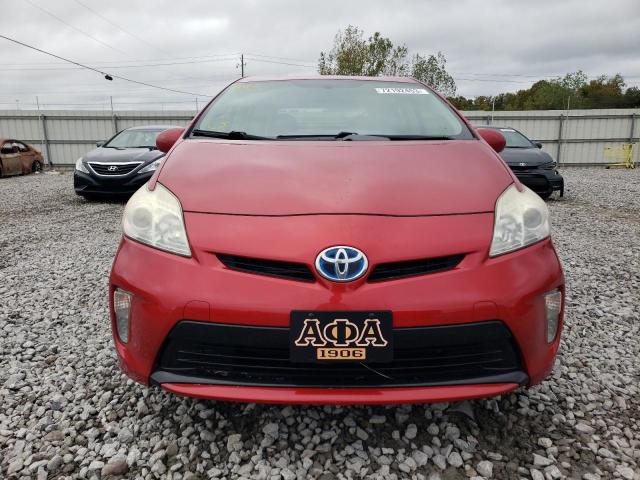 JTDKN3DUXC5495629 - 2012 TOYOTA PRIUS RED photo 5