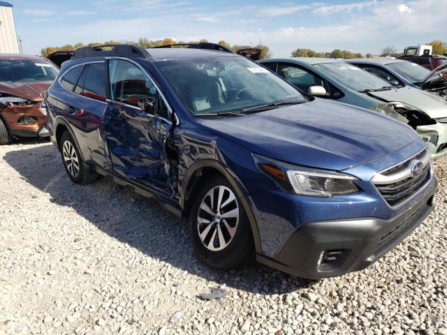 4S4BTADC1M3128659 - 2021 SUBARU OUTBACK PREMIUM BLUE photo 4