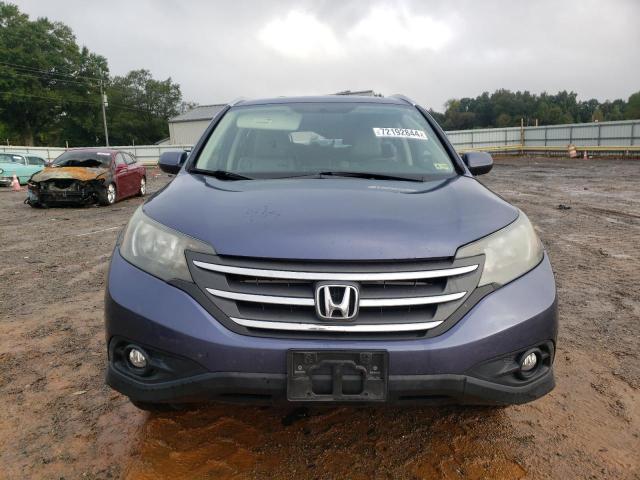 JHLRM4H7XCC004048 - 2012 HONDA CR-V EXL BLUE photo 5