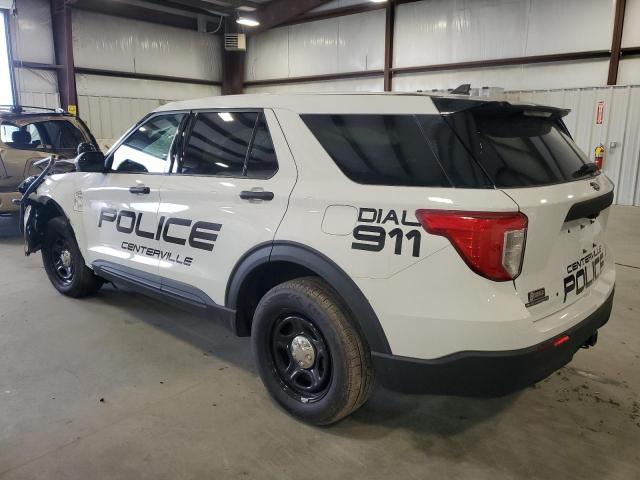 1FM5K8AB0NGA26641 - 2022 FORD EXPLORER POLICE INTERCEPTOR Weiß Foto 2