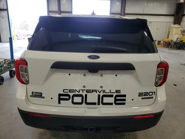 1FM5K8AB0NGA26641 - 2022 FORD EXPLORER POLICE INTERCEPTOR WHITE photo 6