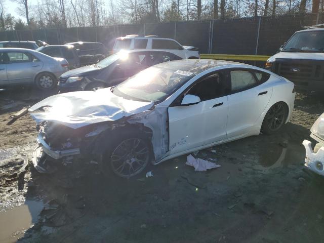 5YJSA1E50NF471509 - 2022 TESLA MODEL S WHITE photo 1