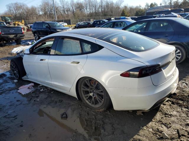 5YJSA1E50NF471509 - 2022 TESLA MODEL S WHITE photo 2
