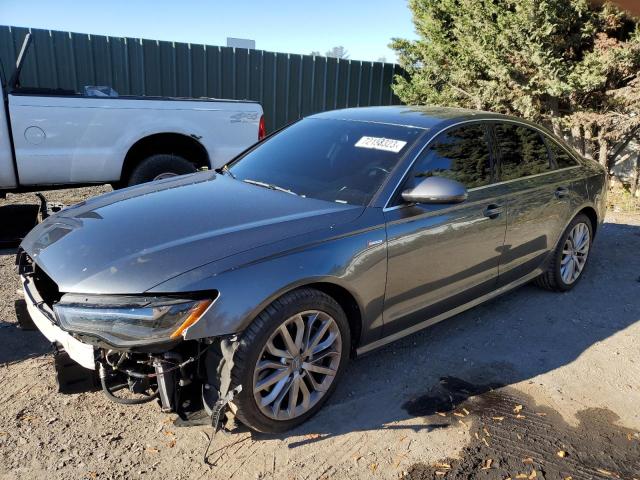 WAUHGAFC9EN063241 - 2014 AUDI A6 PRESTIGE GRAY photo 1