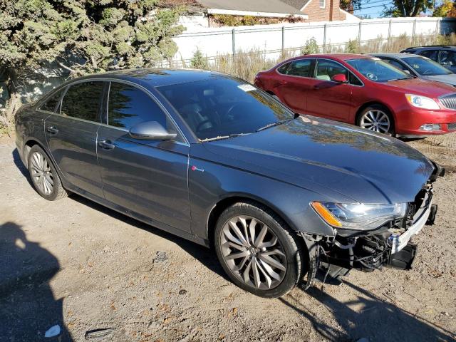 WAUHGAFC9EN063241 - 2014 AUDI A6 PRESTIGE GRAY photo 4