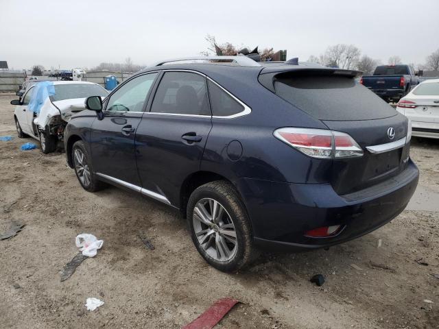 2T2BK1BA9FC263421 - 2015 LEXUS RX 350 BASE BLUE photo 2