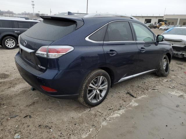 2T2BK1BA9FC263421 - 2015 LEXUS RX 350 BASE BLUE photo 3