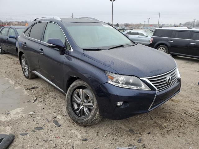 2T2BK1BA9FC263421 - 2015 LEXUS RX 350 BASE BLUE photo 4