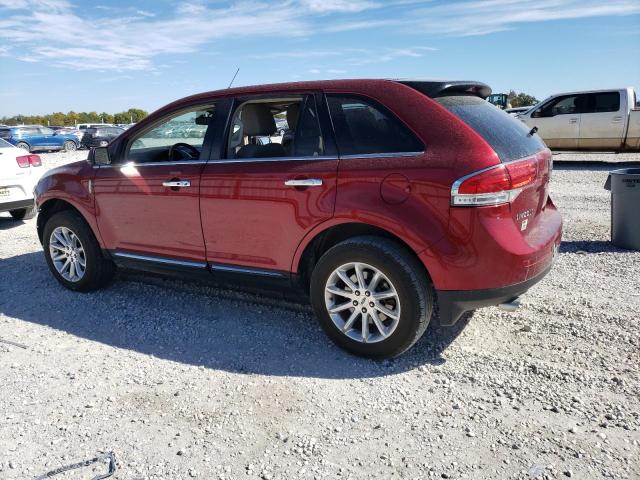 2LMDJ6JK4DBL26647 - 2013 LINCOLN MKX RED photo 2