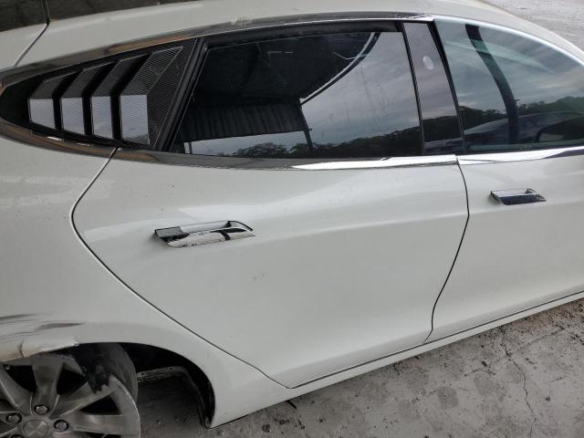 5YJSA1E21HF209797 - 2017 TESLA MODEL S WHITE photo 10