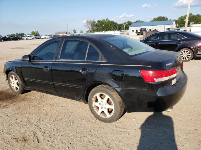 5NPEU46F26H146716 - 2006 HYUNDAI SONATA GLS BLACK photo 2