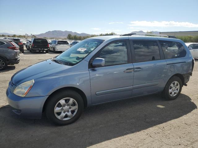 KNDMG4C38A6357502 - 2010 KIA SEDONA LX BLUE photo 1