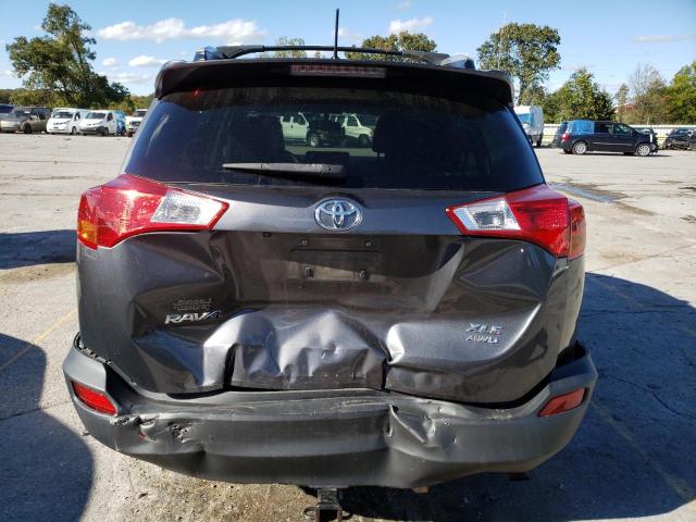 JTMRFREV2DD024538 - 2013 TOYOTA RAV4 XLE GRAY photo 6