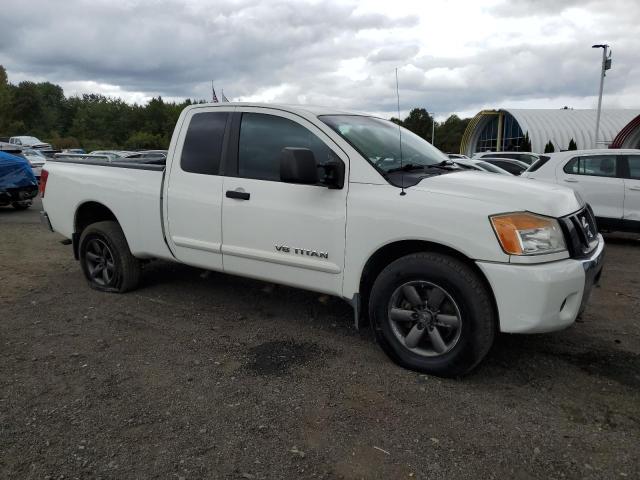 1N6AA0CC8BN304171 - 2011 NISSAN TITAN S WHITE photo 4