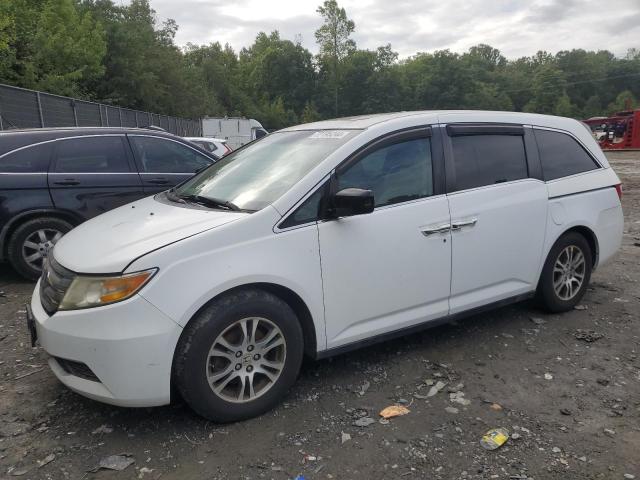 5FNRL5H68CB051935 - 2012 HONDA ODYSSEY EXL WHITE photo 1