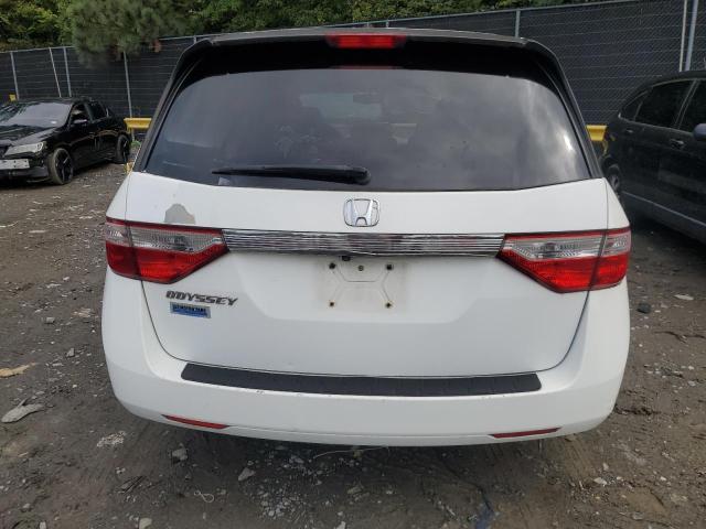 5FNRL5H68CB051935 - 2012 HONDA ODYSSEY EXL WHITE photo 6
