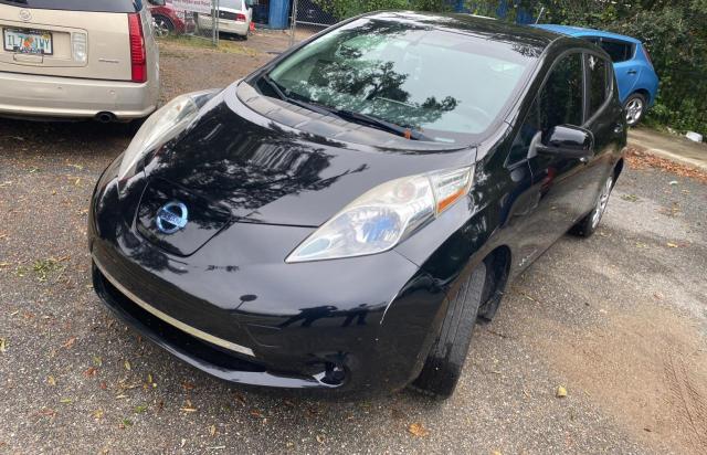 1N4AZ0CPXEC338004 - 2014 NISSAN LEAF S BLACK photo 2