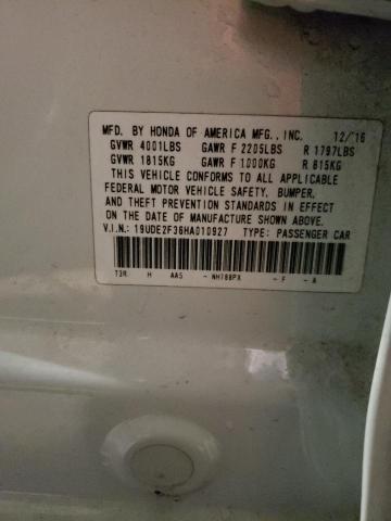 19UDE2F36HA010927 - 2017 ACURA ILX BASE WATCH PLUS WHITE photo 13