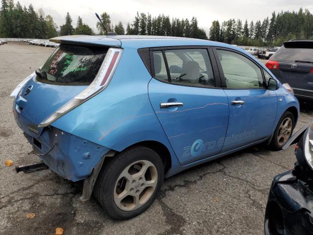 JN1AZ0CP3BT001831 - 2011 NISSAN LEAF SV BLUE photo 3