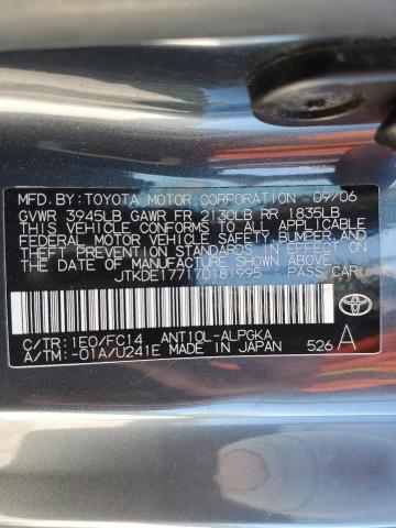 JTKDE177170181995 - 2007 TOYOTA SCION TC Қара фото 13