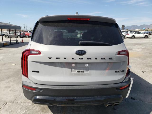 5XYP3DHC1MG167625 - 2021 KIA TELLURIDE EX SILVER photo 6