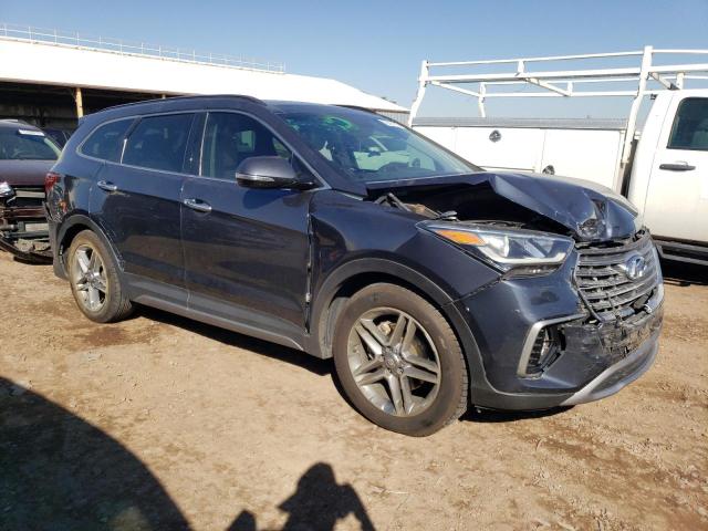 KM8SR4HF2HU205351 - 2017 HYUNDAI SANTA FE SE ULTIMATE BLUE photo 4