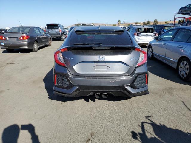 SHHFK7H94JU404467 - 2018 HONDA CIVIC SPORT TOURING GRAY photo 6