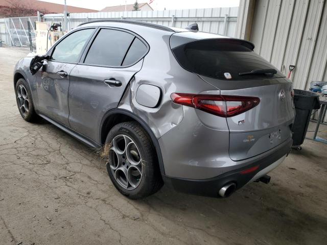 ZASPAKAN1K7C40063 - 2019 ALFA ROMEO STELVIO SILVER photo 2