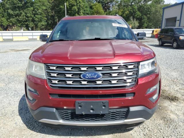 1FM5K7D89GGA22634 - 2016 FORD EXPLORER XLT RED photo 5