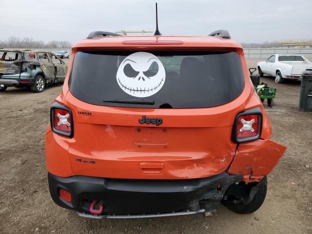 ZACCJBCB6JPG82509 - 2018 JEEP RENEGADE TRAILHAWK ORANGE photo 6