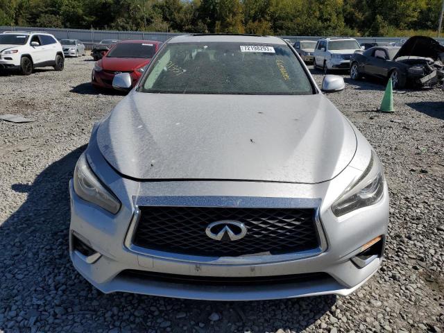 JN1EV7AR3JM445097 - 2018 INFINITI Q50 LUXE SILVER photo 5