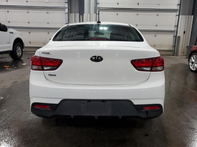 3KPA24AB6JE080239 - 2018 KIA RIO LX WHITE photo 6