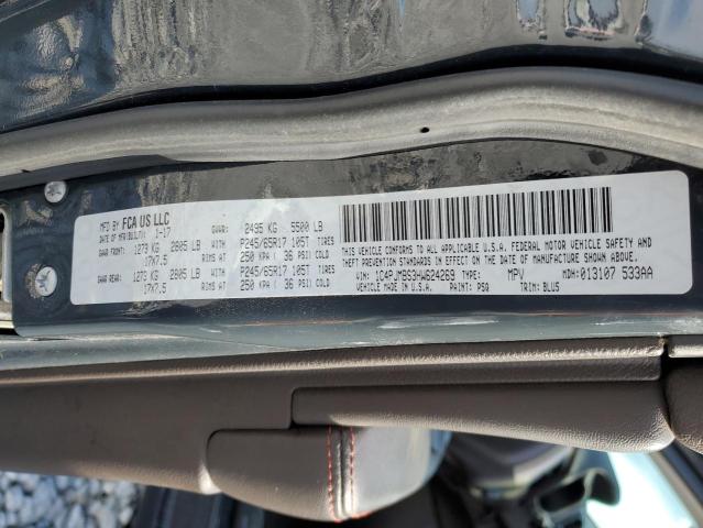 1C4PJMBS3HW624269 - 2017 JEEP CHEROKEE TRAILHAWK GRAY photo 13