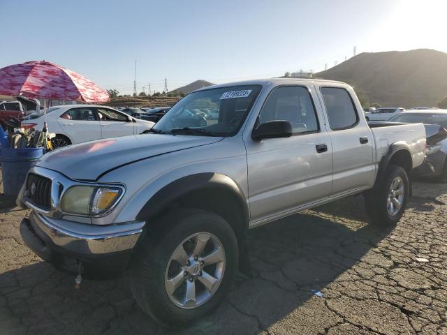 5TEGM92N72Z092310 - 2002 TOYOTA TACOMA DOUBLE CAB PRERUNNER GRAY photo 1